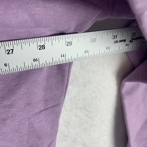 Alpine Design Sweatshirt Mens XL Purple Cotton Fleece Crew Neck‎ Pullover 7107 - Picture 7 of 9